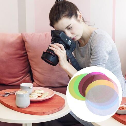 8pcs Color Correction Light Sheet PVC Film for Photography Lighting in Kuwait