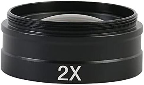 0.75X 0.5X 2.0X 0.35X 1X Barlow Auxiliary Objective Glass Lens For 200X 180X 300X C MOUNT Lens Industry Video Microscope Camera (Color : 1.5X) in Kuwait