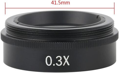 0.75X 0.5X 2.0X 0.35X 1X Barlow Auxiliary Objective Glass Lens For 200X 180X 300X C MOUNT Lens Industry Video Microscope Camera (Color : 1.5X) in Kuwait