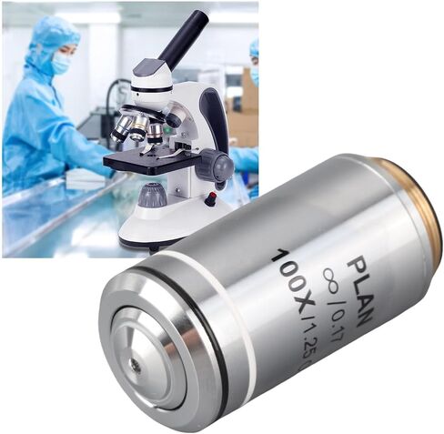 Lens Exquisite Craft 100X Microscope Lens for Professional Biological Microscopes in Kuwait