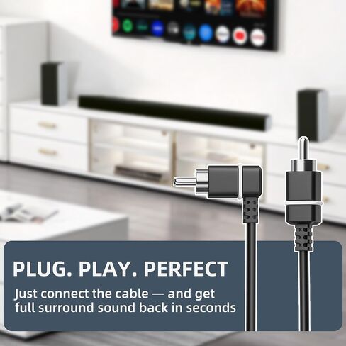 2Pcs Satellite Speaker Cable Compatible with Vizio V51, M51, Soundbar SB3651, SB36514, SB4051, SB4251,Precision Fit Satellite Speaker Wire for Vizio Surround Sound Speakers, Cord Length: 27.9 Feet in Saudi Arabia