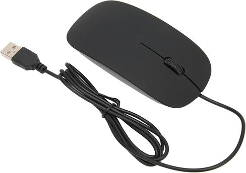 Wired Keyboard Mouse Combo, Ergonomic Key Design (Black) in Kuwait