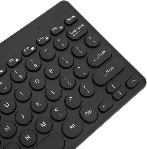 Wired Keyboard Mouse Combo, Ergonomic Key Design (Black) in Kuwait