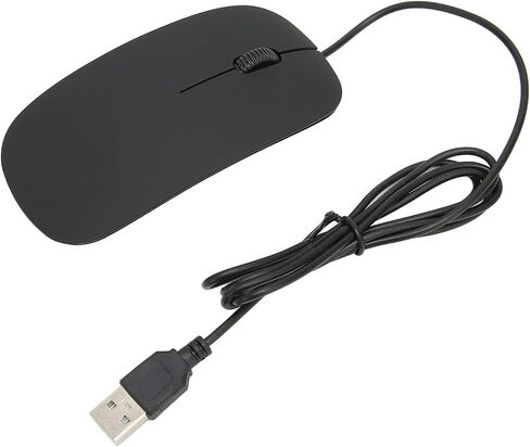 Wired Keyboard Mouse Combo, Ergonomic Key Design (Black) in Kuwait