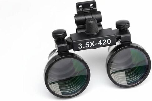 SM SunniMix Headset Binocular Head Loupe Headband Visor Glasses Painting Loupe Professional Grade Optics and Large Field Comfortable Fit for Long Suitable for, 3.5X Lens Set in Saudi Arabia