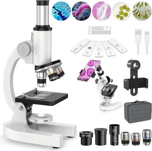 2000X Microscope for Kids Adults Beginner: Compound Monocular Microscope in Saudi Arabia