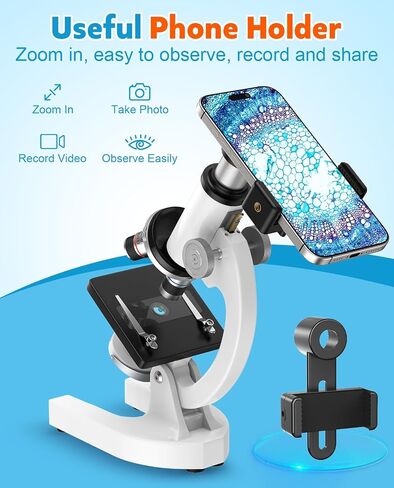 2000X Microscope for Kids Adults Beginner: Compound Monocular Microscope in Saudi Arabia