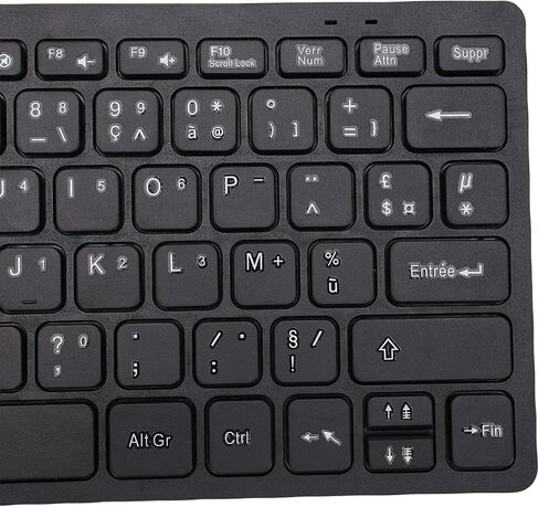 Wireless French Keyboard and Mouse Combo for PC, Laptop Users in Saudi Arabia