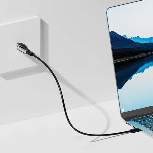 USB C to Gigabit Ethernet Adapter 1000Mbps RJ45 Networks Card Type-C Compact Aluminum Dongle with Protective Keychain Cap for Laptop Tablet Space Gray 1-Piece in Saudi Arabia
