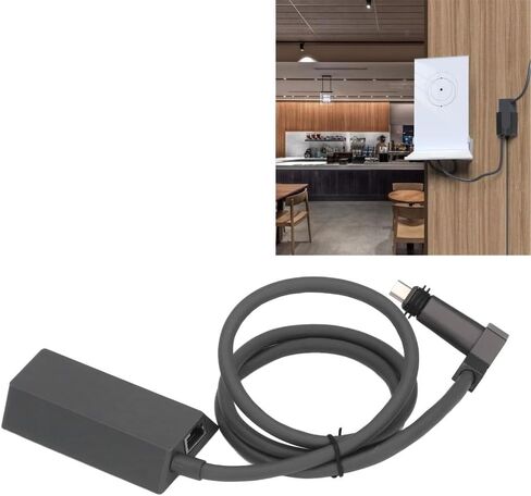 for Starlink V2 Ethernet Network Adapter 1200Mbps Transmission Space Saving with 3.3ft Cable Length Wall Mount Bracket in Saudi Arabia