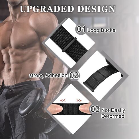 Sport Nylon Compatible with Whoop 5.0 One/Whoop 5.0 Peak Bicep Band,Adjustable Ankle/Arm Band with Screen Protector Case, Soft Loop Strap Replacement for Women Men in Kuwait