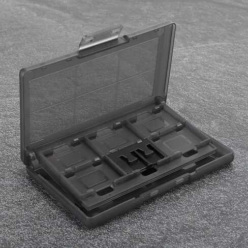 Game Cards Case, Convenient to Use Game Cards Holder, Card Storage for Switch, with Interlayer Designed Fit for Switch(Black) in Saudi Arabia