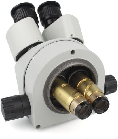 7X-45X 3.5X-90X Simultaneous Focus Trinocular Zoom Physical Microscope Head + 0.5x 2.0x Auxiliary Lens for Electronic Soldering Repair (Color : 3.5X-45X) in Kuwait