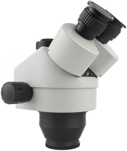 7X-45X 3.5X-90X Simultaneous Focus Trinocular Zoom Physical Microscope Head + 0.5x 2.0x Auxiliary Lens for Electronic Soldering Repair (Color : 3.5X-45X) in Kuwait