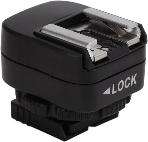 Hot Shoe Adapter with Extra PC Sync Connection Port for A73 Camera Flash in Saudi Arabia