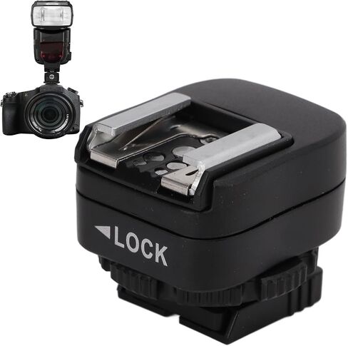Hot Shoe Adapter with Extra PC Sync Connection Port for A73 Camera Flash in Saudi Arabia