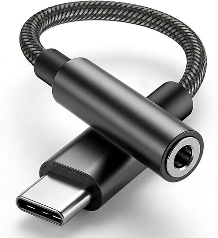 USB C to 3.5mm Audio Adapter, Hi-Res 32bit/384kHz Type C to Aux in Saudi Arabia