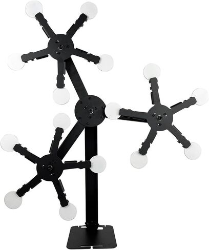 Atflbox Three Star Rotate The Metal Shooting Target Stand with 15 Steel Plates for Pistol Airsoft BB Guns Practice in Kuwait