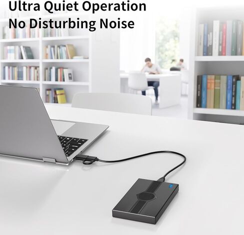 محرك أقراص ثابتة خارجي محمول سعة 500 جيجابايت USB-A Type-C لأجهزة الكمبيوتر الشخصية وأجهزة Mac وPS4 وXbox in Kuwait
