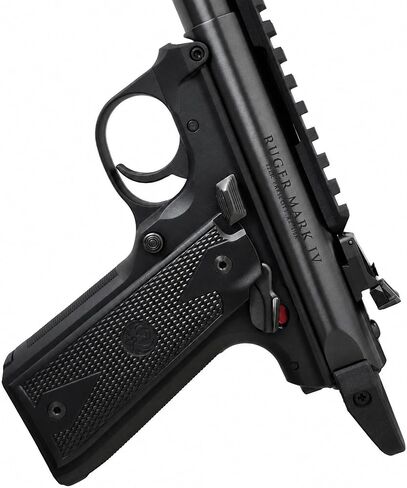 Bolt Racker Handle for Ruger Mark IV & Mark III – Large Ring Charging Handle Compatible with MKIII, MKIV, 22/45 – Nylon Polymer – Black in Saudi Arabia
