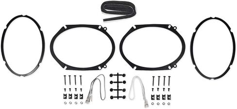 Pair ALPINE S-S57 230 Watt 5x7" or 6x8" Coaxial 2-Way Car Audio Speakers Bundle with METRA 72-5512 Speaker Wire Harness Connector compatible with 1987-Up Ford (2 item) in Kuwait