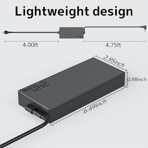 240W Gaming Laptop Charger, Fit for ASUS ROG TUF ADP-240EB B Power Adapter in Kuwait