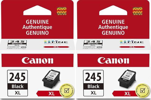 خرطوشة حبر سوداء أصلية PG-245 XL من Canon، متوافقة مع iP2820، MG2420/2924/2920/3020/2522/2525، MX492، TS3120/302/302a/202/202a/4520/3320 in Saudi Arabia