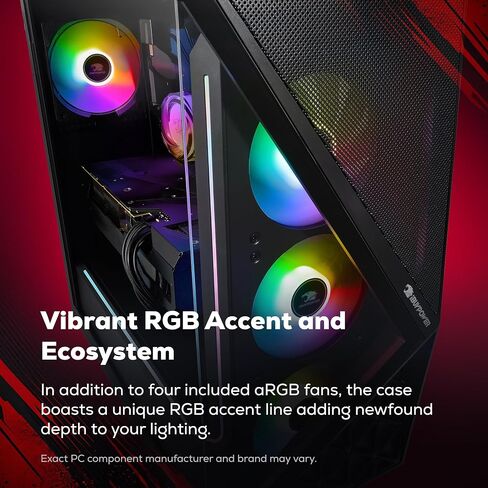 iBUYPOWER Slate Gaming PC Desktop Computer Intel Core Ultra 5 250KF Plus CPU, NVIDIA RTX 5060Ti 8GB GPU, 16GB DDR5 RGB 5200MHz RAM, 1TB NVMe SSD, Windows 11 Home, Gamer Keyboard and Mouse - SBI5N56T01 in Saudi Arabia