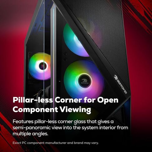 iBUYPOWER Slate Gaming PC Desktop Computer Intel Core Ultra 5 250KF Plus CPU, NVIDIA RTX 5060Ti 8GB GPU, 16GB DDR5 RGB 5200MHz RAM, 1TB NVMe SSD, Windows 11 Home, Gamer Keyboard and Mouse - SBI5N56T01 in Saudi Arabia