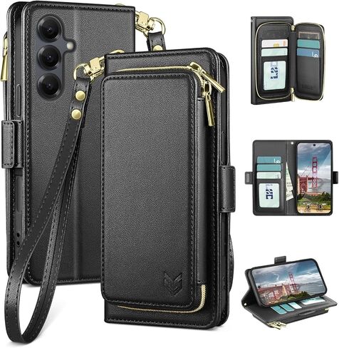 DJBEAR Samsung Galaxy S25 Plus Wallet Case Dark Purple in Kuwait