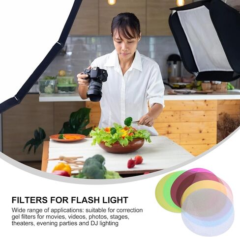 8pcs Light Colour Filter Sheet PVC Color Correction in Kuwait