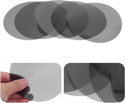 5pcs Black Gel Light Filter for Ceiling and LED Lights, 1.97 Inch in Kuwait