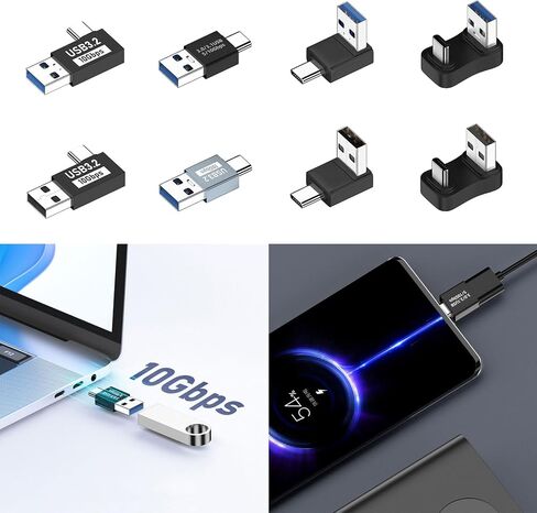 USB C Male to USB3.1 Male Adapter Convertor for Faster Charging and Up to 10Gbps Data Transmission Speed USB C to USB Adapter for Phone in Saudi Arabia