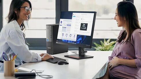 Lenovo ThinkCentre Neo 30s Gen 5 SFF Business Desktop Computer, Latest 13th Gen Intel Core i5 CPU, 16GB DDR5, 512GB PCIe SSD, USB-C, HDMI, VGA, RJ-45, Wi-Fi, Wired Keyboard & Mouse, Windows 11 Pro in Kuwait