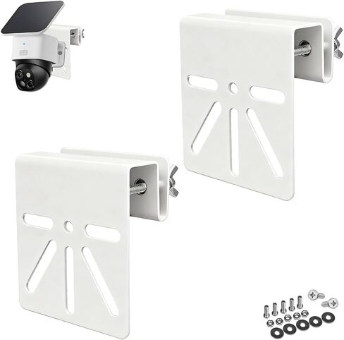 WiTi 2 Pack Gutter Mount, Stainless Steel Anti-Rust Bracket for Eufy S340 in Kuwait