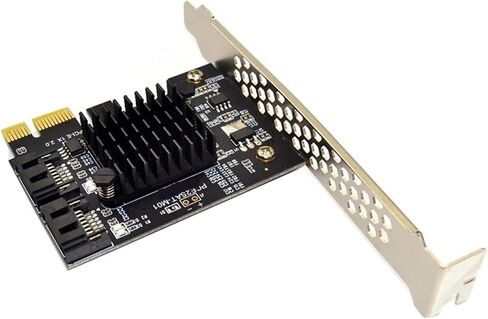 PCIE to Expansion Card 9125 Chip PCI Express X1 to 2 Port 3.0 6Gb Adapter Controller PCI-E Extension Card in Saudi Arabia