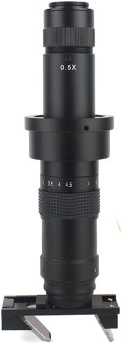 Electronic Monocular Video Microscope C-Mount Zoom Lens 0.7X-4.5X 2D 3D Inspection Magnifier for HDMI VGA USB Industrial Camera (Color : 3D 0.5X Lens) in Kuwait