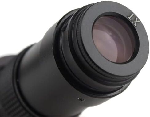 Electronic Monocular Video Microscope C-Mount Zoom Lens 0.7X-4.5X 2D 3D Inspection Magnifier for HDMI VGA USB Industrial Camera (Color : 3D 0.5X Lens) in Kuwait