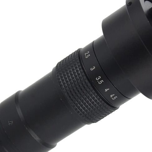 Electronic Monocular Video Microscope C-Mount Zoom Lens 0.7X-4.5X 2D 3D Inspection Magnifier for HDMI VGA USB Industrial Camera (Color : 3D 0.5X Lens) in Kuwait