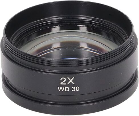 2X Aluminum Alloy Auxiliary Objective Lens for WD30 Stereo Microscope Clear Display for Laboratory in Saudi Arabia