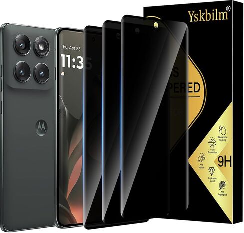 (3 Pack) for Motorola moto Edge 2025 Privacy Screen Protector in Saudi Arabia