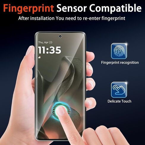 (3 Pack) for Motorola moto Edge 2025 Privacy Screen Protector in Saudi Arabia
