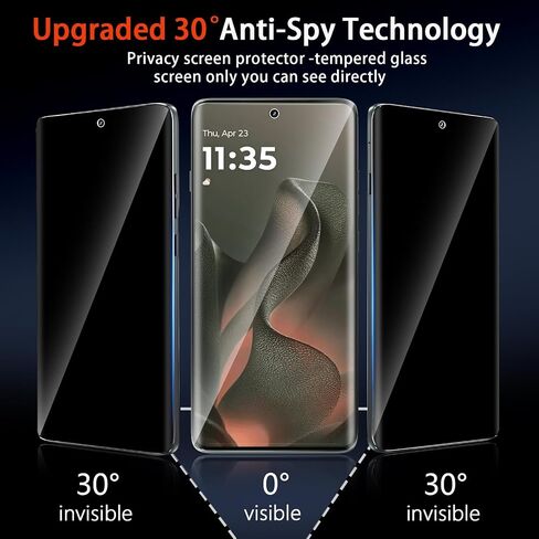 (3 Pack) for Motorola moto Edge 2025 Privacy Screen Protector in Saudi Arabia