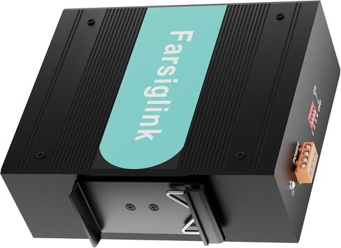 5 Port Mini Gigabit Industrial PoE+ Switch, 5×1000Mbps RJ45 IEEE 802.3af/at, Wide DC 12–44V Input, Unmanaged Plug & Play, DIN-Rail & Wall Mount for IP Camera, Industrial in Kuwait