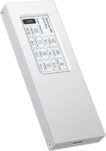Qwiizlab NVMe M.2 SSD Enclosure with E-Ink Display, 10Gbps in Saudi Arabia