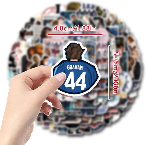 122Pcs Off Campus Stickers for Hockey Romance Fans Off Campus Merch Sports Romance Books Sticker Waterproof Vinyl Decals for Laptop Ebook Readers Water Bottles Journal Scrapbook in Kuwait