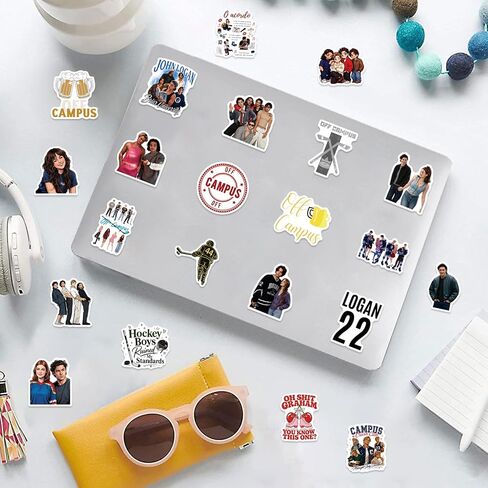 122Pcs Off Campus Stickers for Hockey Romance Fans Off Campus Merch Sports Romance Books Sticker Waterproof Vinyl Decals for Laptop Ebook Readers Water Bottles Journal Scrapbook in Kuwait