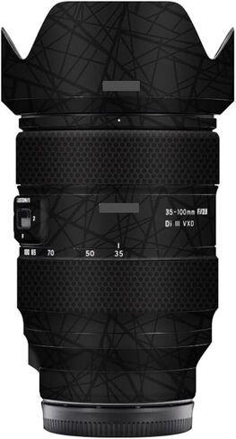 35 100 2.8 Anti-Scratch Camera Lens Cap Skin Sticker for Tamron 35-100mm F2.8 fit for Sony E Mount Protective Wrap Film Decal (Leather Black, for Tamron 35-100mm F2.8 fit for Sony E Mount) in Saudi Arabia