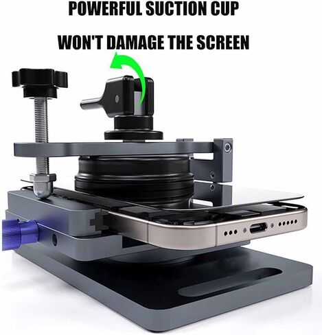Screen Separator, Phone Repair Tool, 360 Degree Rotating Clamp, Heat-Resistant Grip, Adjustable Suction Cup, Multi-Angle Fixture for Panel Removal and Repair in Saudi Arabia