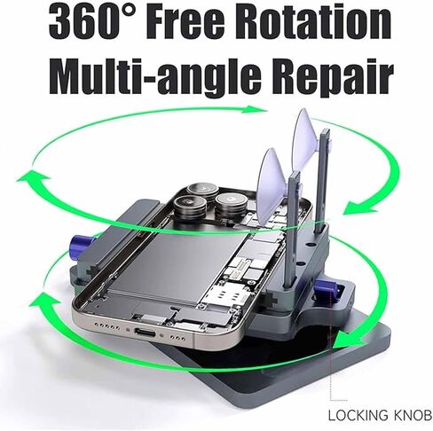 Screen Separator, Phone Repair Tool, 360 Degree Rotating Clamp, Heat-Resistant Grip, Adjustable Suction Cup, Multi-Angle Fixture for Panel Removal and Repair in Saudi Arabia